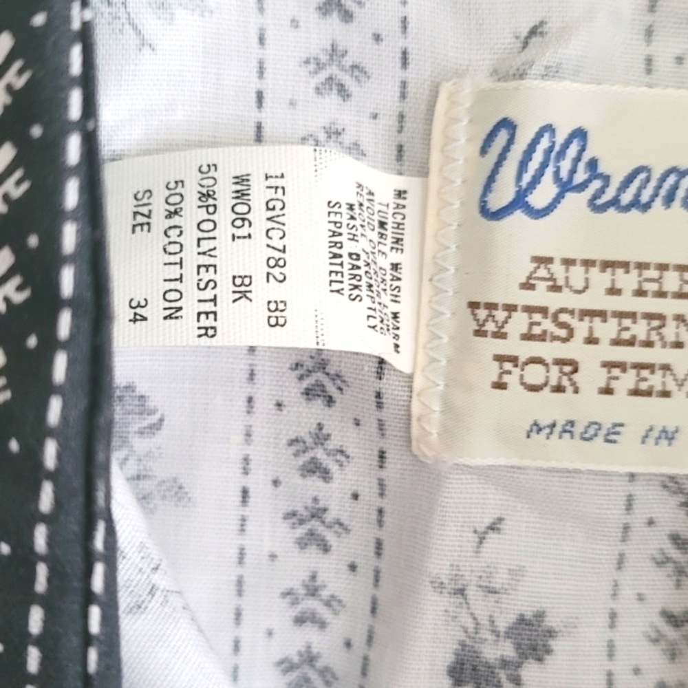 western wrangler vintage shirt - Picture 4 of 5
